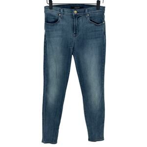 J Brand Alana High Waisted Skinny Jeans Blue Dark Wash Casual Stretch Western 27